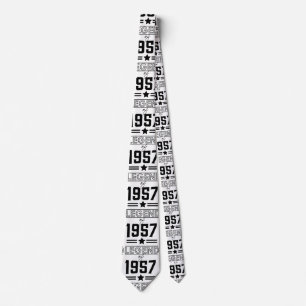 Corbata Leyenda Vintage de Pegatina Redonda Clásica de 195