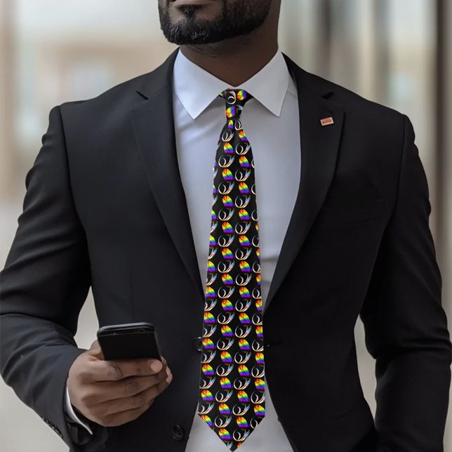Corbata LGBTQ más Tulips Flowers (Subido por el creador)