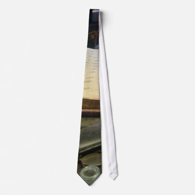 Corbata Libro mayor y anteojos (Anverso)