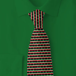 Corbata Libya Flag Brick Pattern