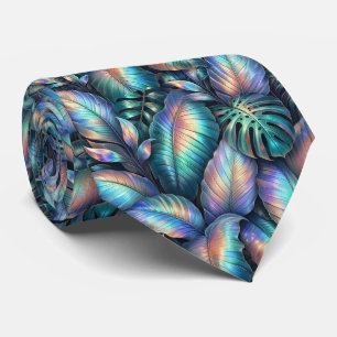 Corbata Life of the Party Hojas Tropicales Opal