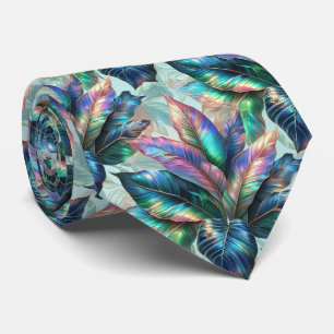 Corbata Life of the Party Hojas Tropicales Opal