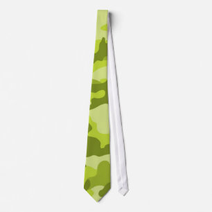 Corbata Ligera, Camo Verde Lime, Camuflaje