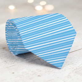 Corbata Light Blue Color Stripes Necktie