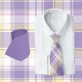 Corbata Lilac suave