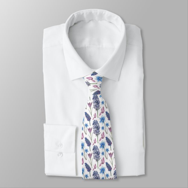 Corbata Lilas Púrpuras (Atado)