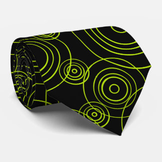 Corbata Lime Green Rain Ripples