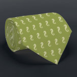 Corbata Lime Green Seahorse Pattern<br><div class="desc">Lime Green Seahorse Pattern</div>