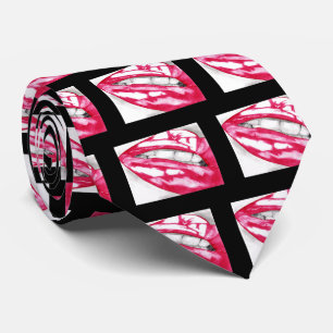 Corbata Límites calientes Fuschia/Negro
