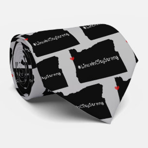 Corbata Lincoln City Strong Heart Black