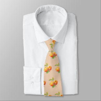 Corbata lindo patrón de melocotón