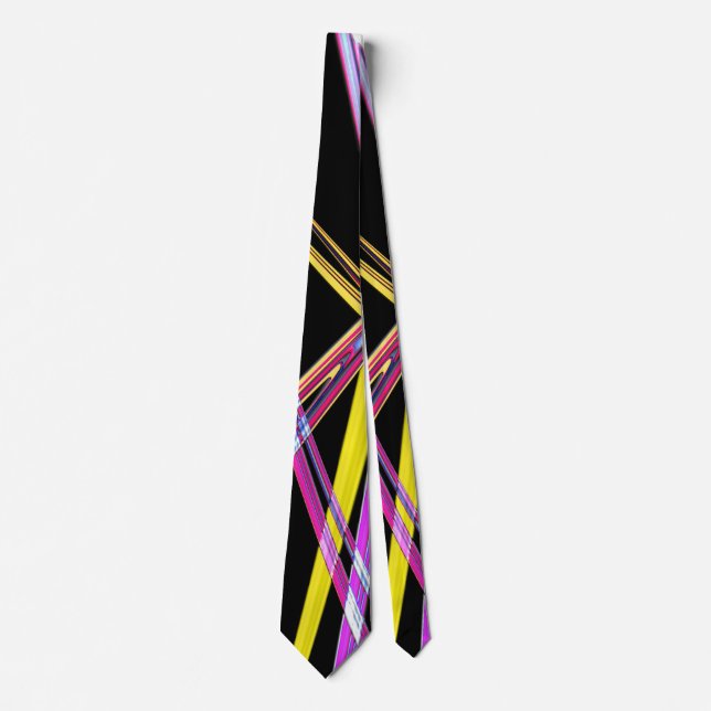Corbata líneas de neón (Anverso)