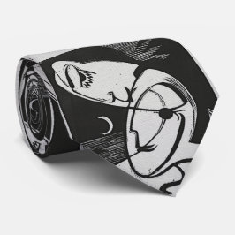Corbata Líneas expresionistas: forma cruda