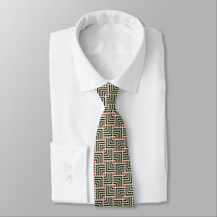 Corbata Líneas geométricas modelo