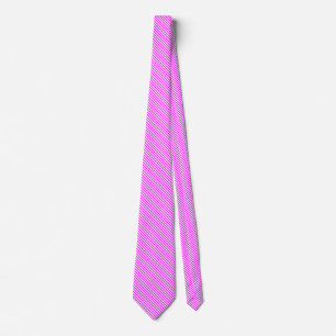 Corbata Líneas II de 45 grados de color blanco y magenta
