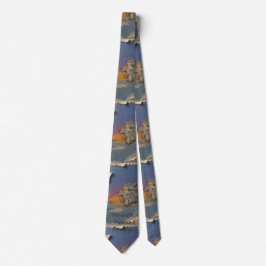 Corbata Lion Papercut Pattern Tie