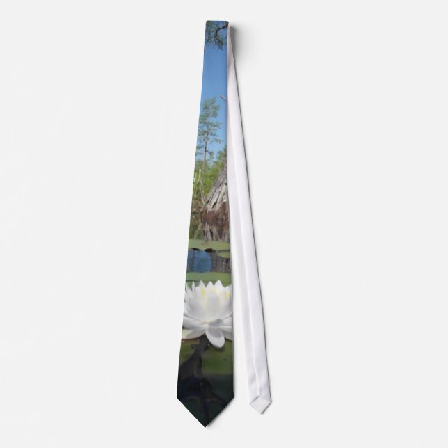 Corbata Lirio de agua 2 (Anverso)