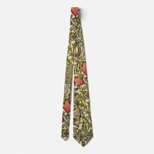 Corbata Lirio de oro de William Morris (Reverso)