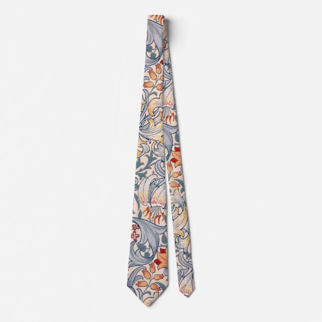 Corbata Lirio dorado, William Morris (Anverso)