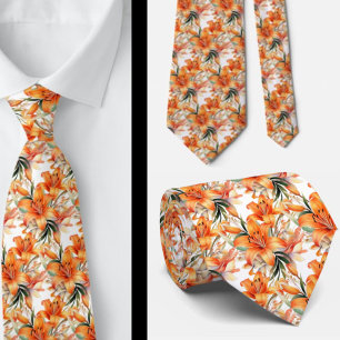 Corbata Lirio tigre Lirio Stargazer naranja Lirios