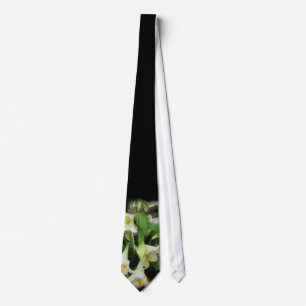 Corbata Lirios blancos - lazo