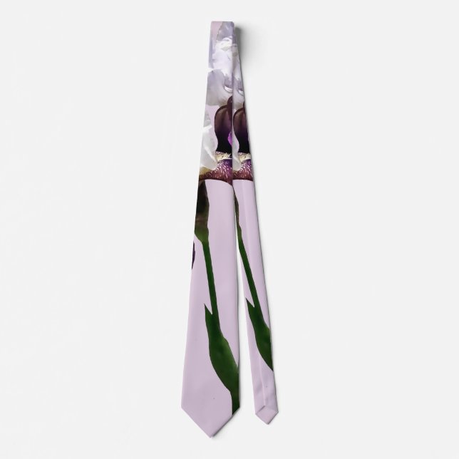 Corbata Lirios enamorados (Anverso)