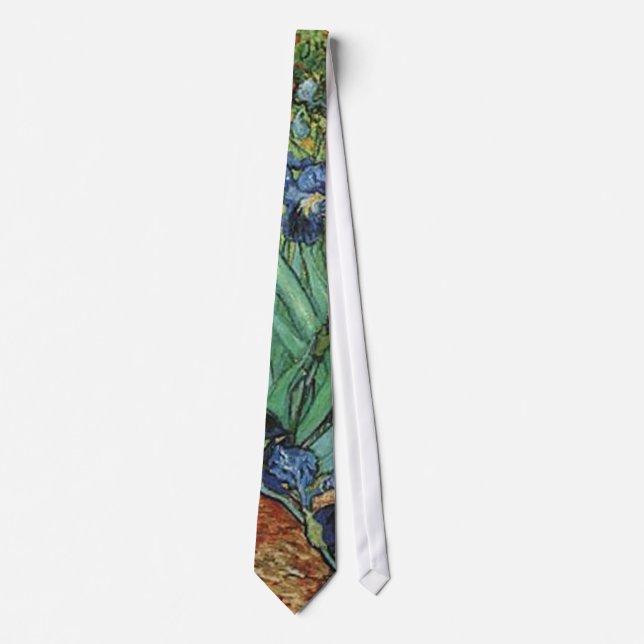 Corbata Lirios Vincent van Gogh (Anverso)