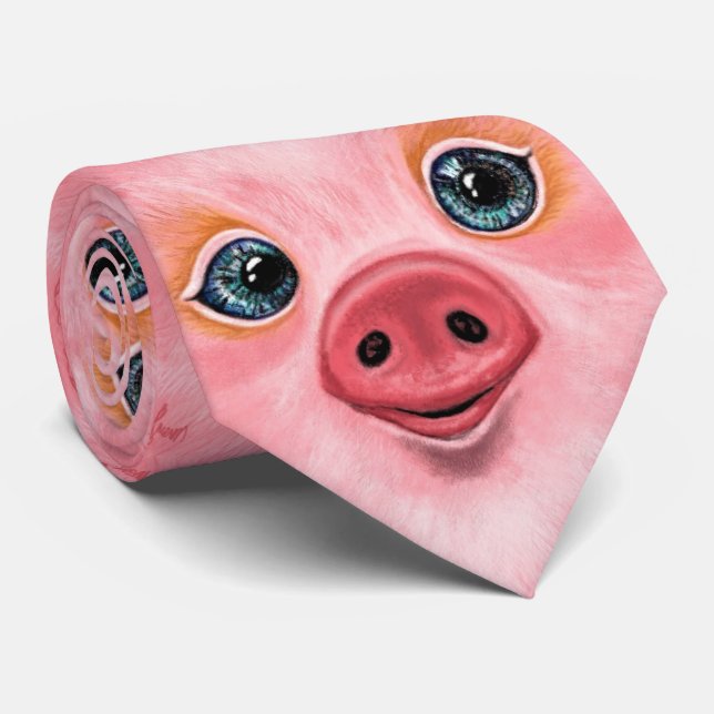 Corbata Little Baby Piggy - Smile (Enrollado)
