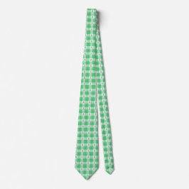Corbata Liver Cancer Awareness Plaid Green Ribbon
