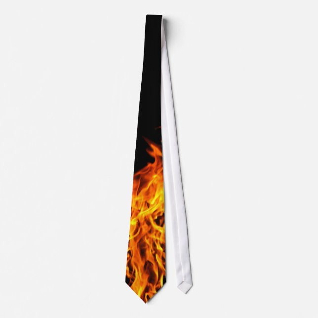 Corbata Llama naranja (Anverso)