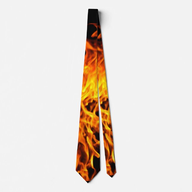 Corbata Llama naranja (Anverso)