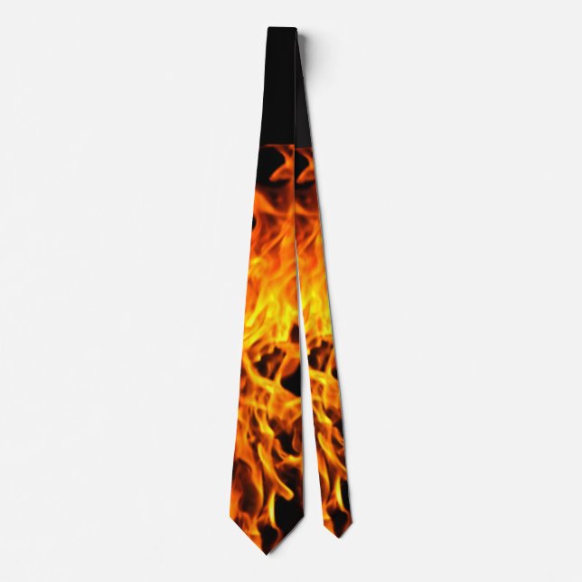 Corbata Llama naranja (Anverso)