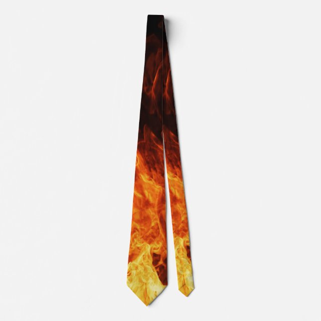 Corbata Llama naranja (Anverso)