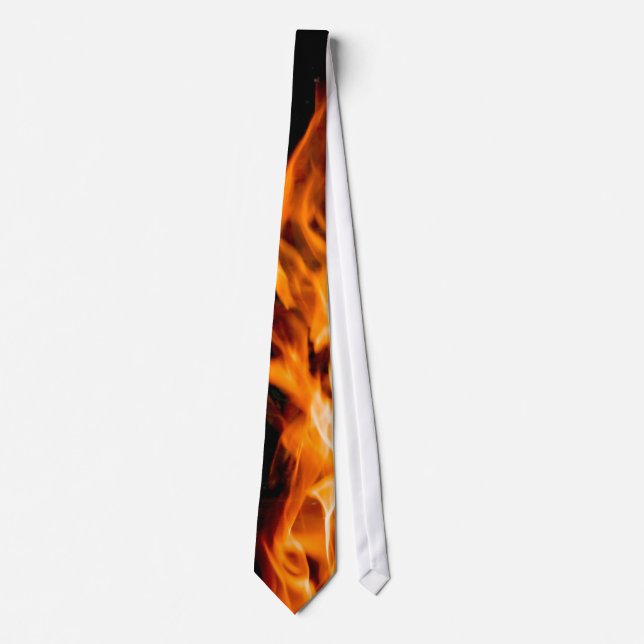 Corbata Llama naranja (Anverso)