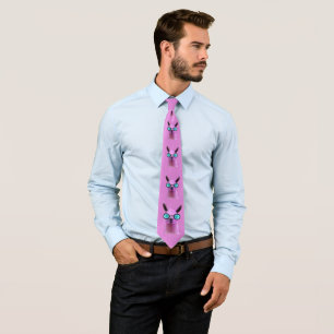 Corbata ¡Llama rosada fresca! Lazo