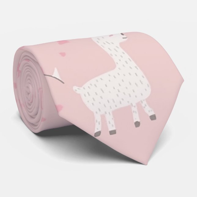 Corbata Llama sin fisuras (Enrollado)