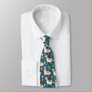 Corbata Llamas en modelo de las gafas de sol