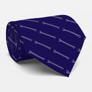 Corbata Llave inglesa azul