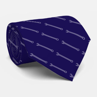 Corbata Llave inglesa azul