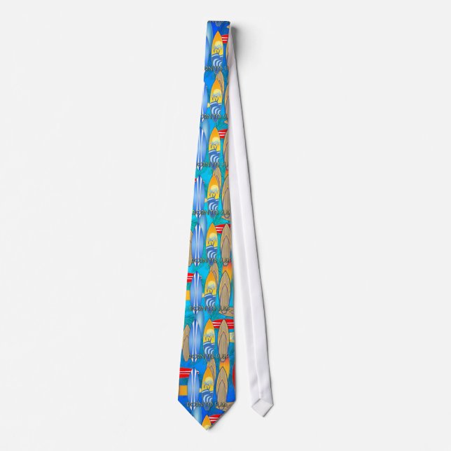 Corbata Llevado practicar surf (Anverso)