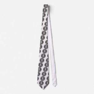 Corbata Llevo el gris para una curación