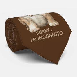 Corbata LO SIENTO, soy INDOGNITO (Bulldog inglés) cachorro