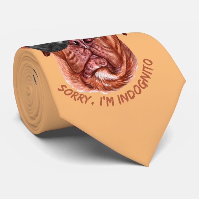 Corbata LO SIENTO, soy un perro gracioso de INDOGNITO (esc (Enrollado)