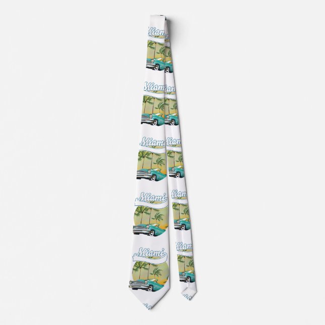 Corbata Logo de Miami Sunset (Anverso)