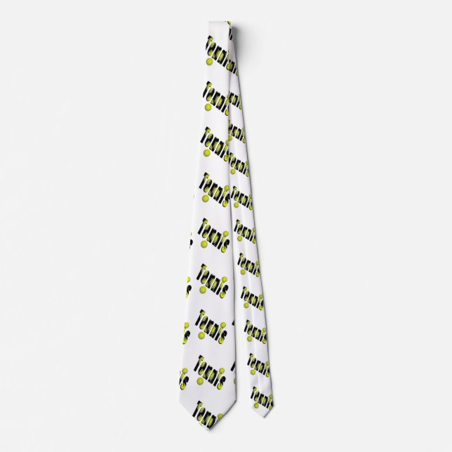 Corbata Logo Y Bolas De Tenis, (Anverso)