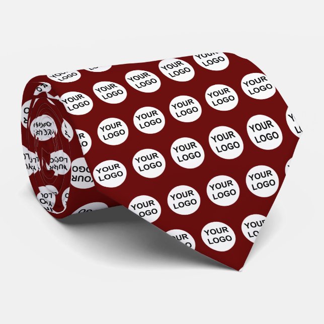 Corbata Logotipo de personalizado  (Enrollado)