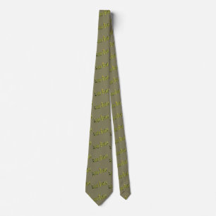 Corbata Logotipo del bol de hierba Verde azulado Unisex Ti