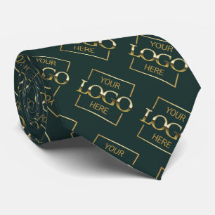 Corbata Logotipo personalizado moderno patrón profesional