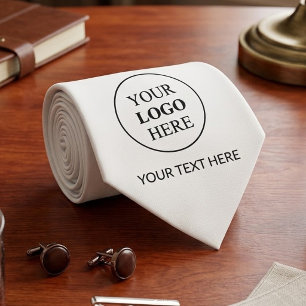 Corbata Logotipo Promocional Personalizado – Sin Pedido Mí