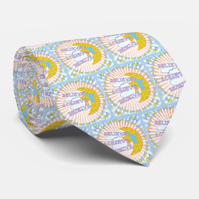 Corbata Lograr y Recibir (Enrollado)